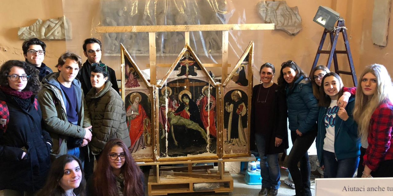 Sorrento / Museo Correale: il restauro della “Pietà”