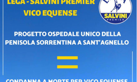 Penisola sorrentina/ La Lega Salvini scende in piazza contro il progetto dell’ospedale unico
