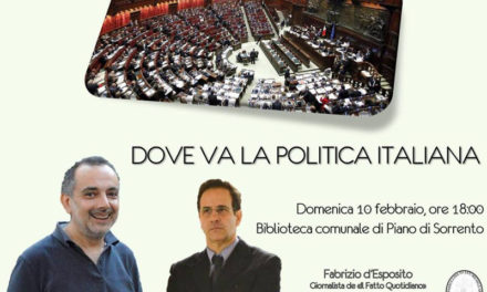 Piano di Sorrento/ “Dove va la politica”: il giornalista del Fatto Quotidiano Fabrizio d’Esposito intervistato da Giovanni Ruggiero