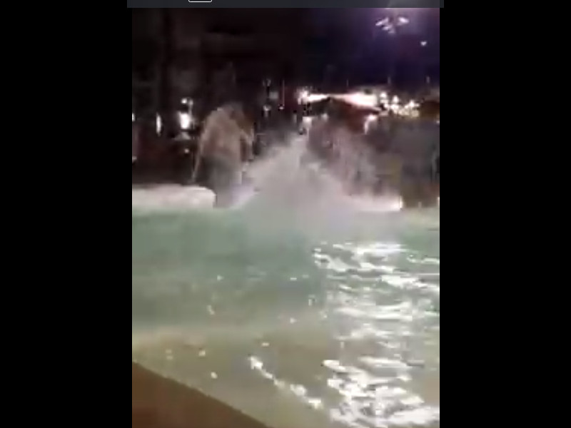 Sorrento/ Gara di tuffi a cufaniello nella vasca piscina di Piazza Lauro (VIDEO)